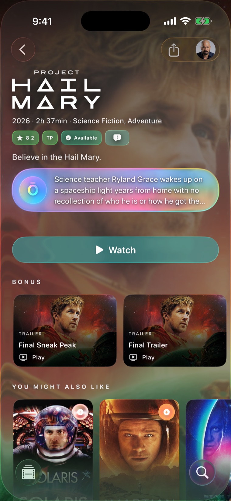 Ōreia TV Library screen